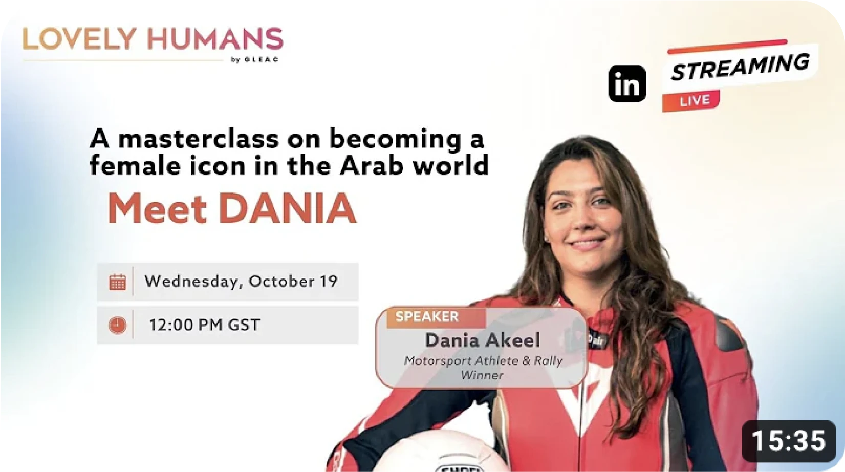 A masterclass on becoming a female icon in the Arab world - Meet Dania Akeel