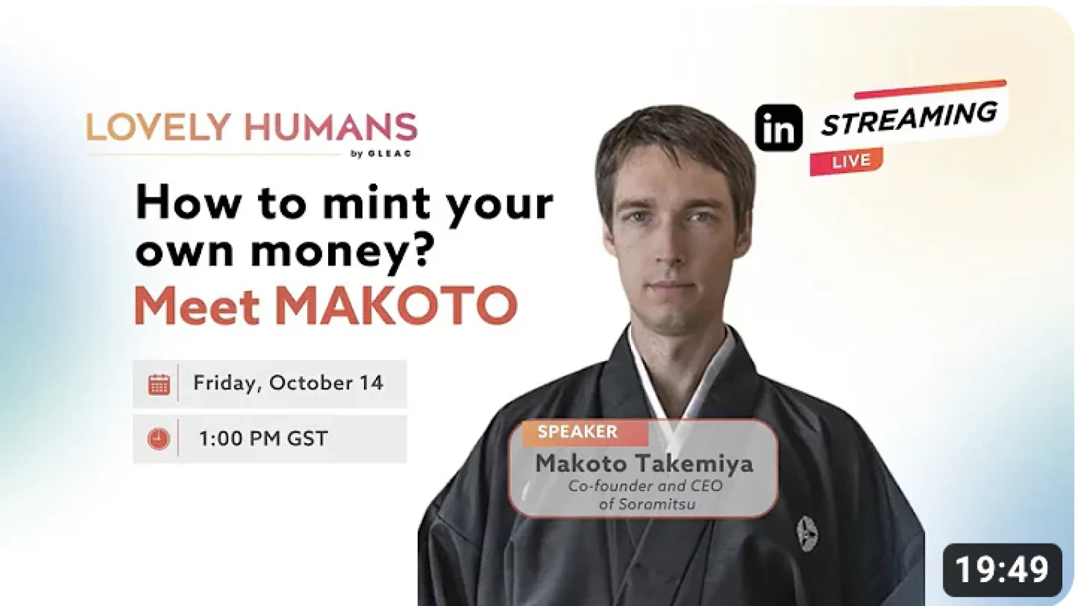 How to mint your own money? - Meet Makoto Takemiya